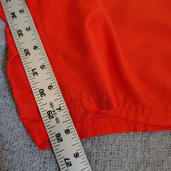 Vintage Nike Swim Shorts Size XL Orange Center Swoosh Lined - Picture 8 of 16